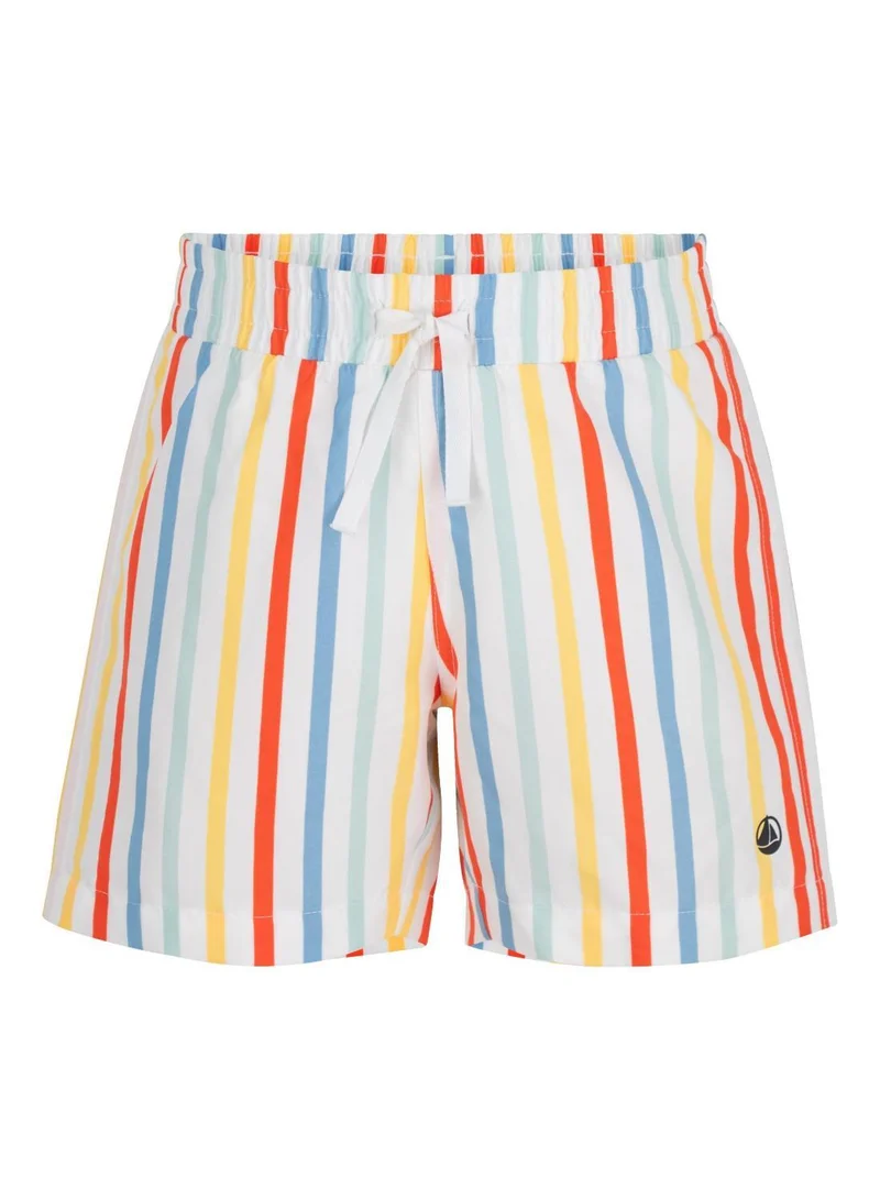بيتي باتو Children's stripy cotton swim shorts